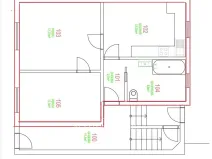 Prodej bytu 2+1, Pardubice, Teplého, 64 m2