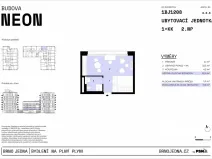 Prodej bytu 1+kk, Brno, Plynárenská, 31 m2