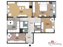 Prodej bytu 4+1, Planá, Bohušova, 96 m2