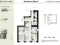 Prodej bytu 4+kk, Praha - Stodůlky, 5. máje, 92 m2