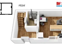 Pronájem bytu 3+1, Hrušov, 97 m2