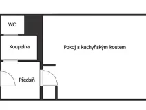 Prodej bytu 1+kk, Opava - Kateřinky, Na Pastvisku, 26 m2