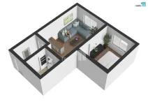 Pronájem bytu 2+kk, Pardubice - Svítkov, Dubová, 45 m2