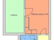 Pronájem bytu 2+kk, Praha - Střížkov, Makedonská, 48 m2