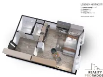 Pronájem bytu 1+kk, Brno - Bohunice, Havelkova, 31 m2