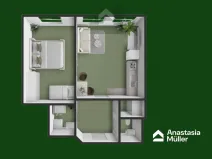 Pronájem bytu 2+kk, Plzeň - Východní Předměstí, Sladkovského, 55 m2