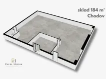 Pronájem skladu, Chodov, Tovární, 184 m2