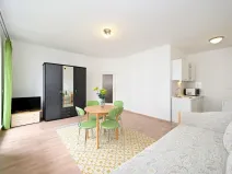 Pronájem bytu 1+kk, Praha - Kyje, Za černým mostem, 34 m2