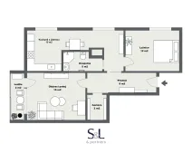Pronájem bytu 2+1, Ústí nad Labem, Sibiřská, 59 m2