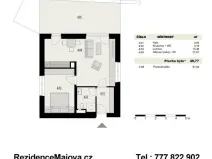 Prodej bytu 2+kk, Praha - Stodůlky, 5. máje, 51 m2