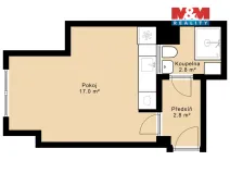Prodej bytu 1+kk, Praha - Střešovice, Myslbekova, 25 m2