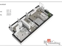 Prodej bytu 1+1, Třebechovice pod Orebem, Flesarova, 41 m2