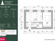 Prodej bytu 2+kk, Vsetín, Horní náměstí, 38 m2