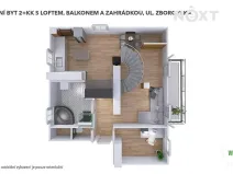 Pronájem bytu 2+kk, Šumperk, Zborovská, 83 m2