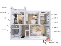 Prodej bytu 3+1, Ostrava - Hrabůvka, Na Fojtství, 69 m2