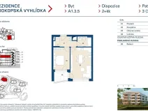 Prodej bytu 2+kk, Praha - Jinonice, Radlická, 46 m2