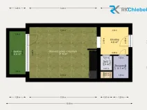 Pronájem bytu 1+kk, Frýdek-Místek - Frýdek, Pekařská, 30 m2