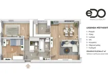 Prodej bytu 3+1, Praha - Prosek, Ctěnická, 67 m2
