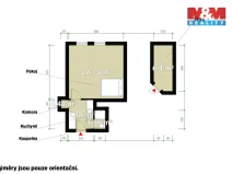 Prodej bytu 1+kk, Plzeň - Lobzy, Rokycanská, 30 m2