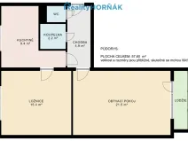 Prodej bytu 2+1, Praha - Malešice, Tuchorazská, 51 m2