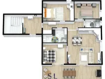 Prodej bytu 3+kk, Zaton, Chorvatsko, 92 m2