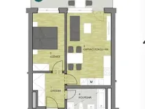 Prodej bytu 2+kk, Praha - Hloubětín, Lehovecká, 49 m2
