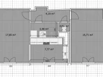 Pronájem bytu 2+1, Horní Litvínov, Vinohradská, 56 m2