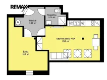 Pronájem bytu 2+kk, Kolín, Kmochova, 50 m2