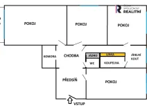 Prodej bytu 4+1, Šumperk, Zahradní, 80 m2