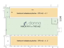 Pronájem skladu, Praha, Ve žlíbku, 745 m2