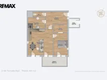 Pronájem bytu 2+kk, Třebíč - Borovina, Tomáše Bati, 68 m2