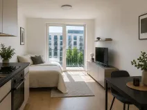 Pronájem bytu 1+kk, Praha, Křižíkova, 29 m2