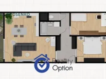 Pronájem bytu 3+kk, Praha - Krč, Na strži, 67 m2