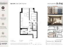 Pronájem bytu 2+kk, Praha - Holešovice, Vinařská, 47 m2