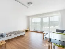Pronájem bytu 1+kk, Praha - Vysočany, Na Harfě, 43 m2