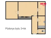 Pronájem bytu 3+kk, Kolín - Kolín I, Rubešova, 65 m2