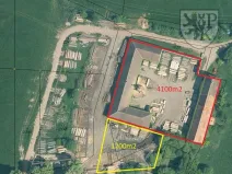 Pronájem výrobních prostor, Kocelovice, 4100 m2