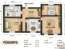 Prodej rodinného domu, Střílky, Hřbitovní, 85 m2