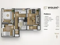 Prodej bytu 3+1, Ústí nad Labem, Kamenná, 67 m2