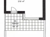 Pronájem bytu 1+kk, Praha - Hlubočepy, Werichova, 28 m2
