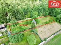 Prodej zahrady, Valy, 1072 m2