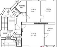 Prodej podílu 140/679 bytu 3+1, Teplice - Trnovany, gen. Svobody, 68 m2