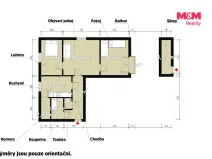 Prodej bytu 3+1, Plzeň - Východní Předměstí, Liliová, 70 m2