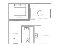 Prodej bytu 2+kk, Most, Františka Malíka, 40 m2