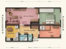 Prodej bytu 3+1, Člunek - Lomy, 63 m2