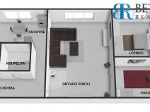 Prodej bytu 3+1, Přerov, Denisova, 60 m2