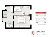 Pronájem bytu 2+kk, Praha - Vinohrady, Na Folimance, 56 m2