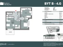 Prodej bytu 3+kk, Velká Bystřice, 78 m2