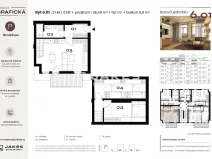 Prodej bytu 3+kk, Praha - Smíchov, Grafická, 55 m2