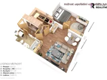 Pronájem bytu 2+kk, Benešov, Dukelská, 53 m2